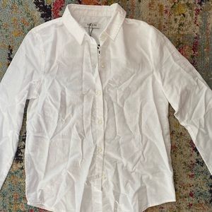 White Oxford collared shirt